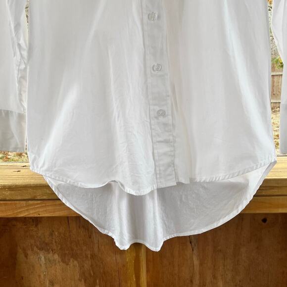Jason Wu Women's White Classic Button Down Shirt Size S - Picture 3 of 7